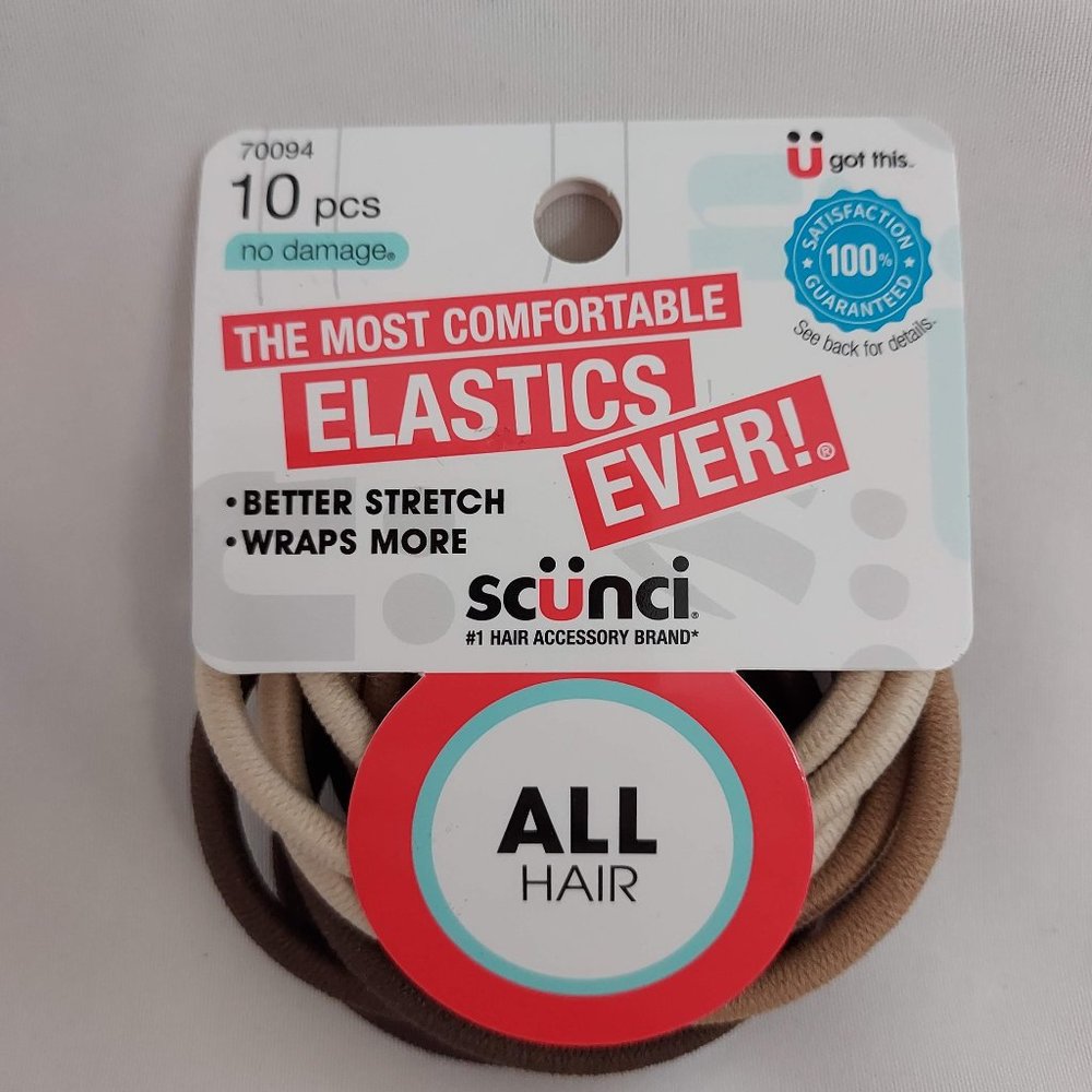 Scunci 10pc No Damage Elastics - NWT